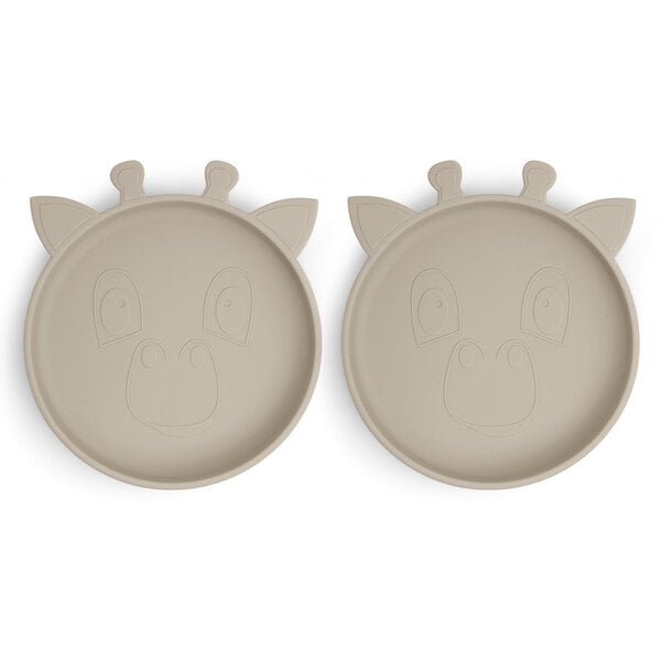 Nuuroo Akila Silicone plaque 2-pack giraf