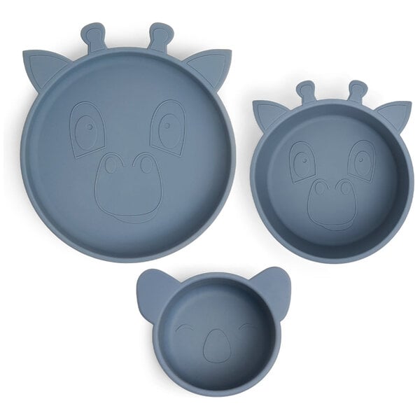Nuuroo Benni Silicone Dinner Set 3-Pack