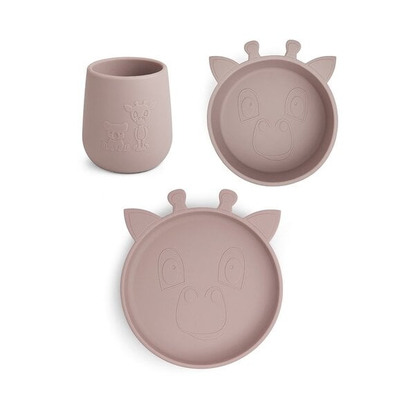 Nuuroo Judi Silicone Dinner Set 3-Pack Giraf