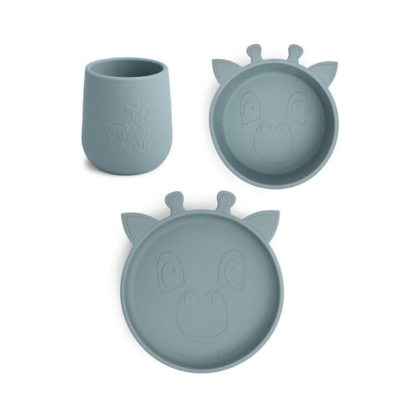 Nuuroo Judi Silicone Dinner Set 3-Pack Giraf