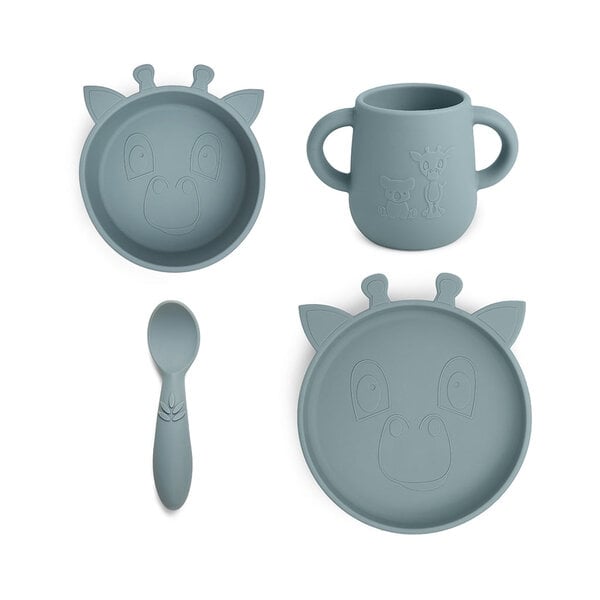 Nuuroo Lykke Silicone Dinner Set 4-Pack Giraf