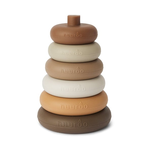 Nuuroo Sasha Silicone Activity Toy-Brown Color Mix