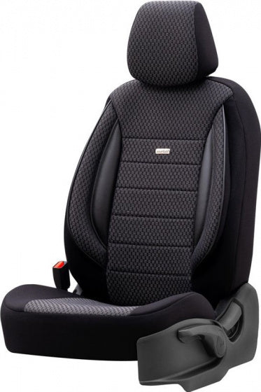 jeu de housses de siège SelectedFit Sports 2 mm noir 11 pièces