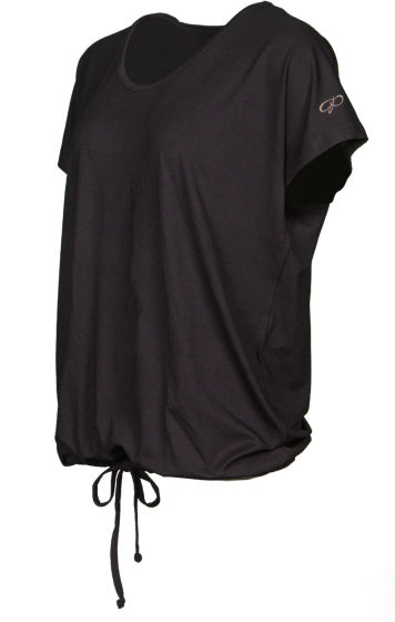 Papillon Loose Fit Sportshirt Round Hals Ladies Black Taille m
