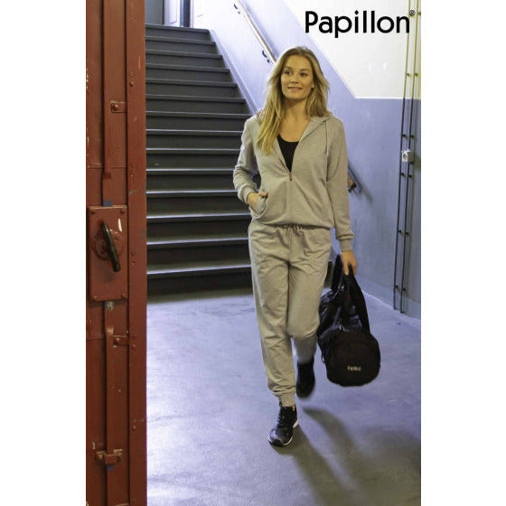 Pantalon de survêtement en papillon dames gris taille m