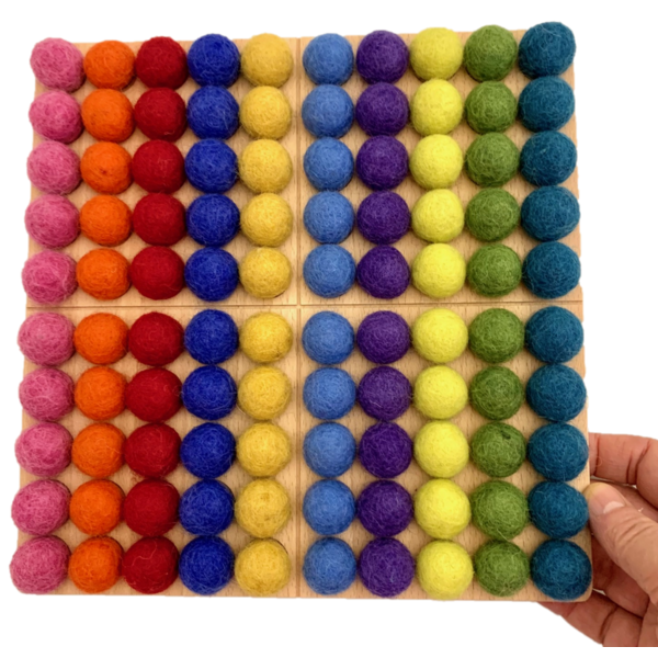 Papoose Toys 2cm Balls Bright 100pc