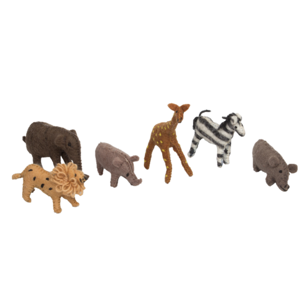 Jouets papoose animaux africains petits 6