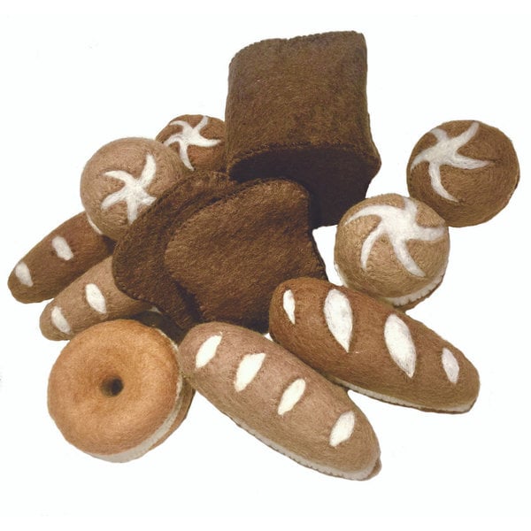 Ensemble de pain à jouets papoose 17pc