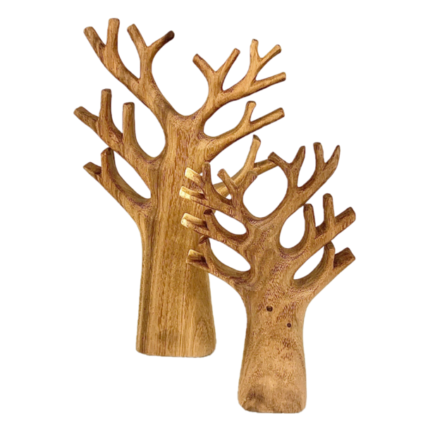 Ensembles d'arbres sculptés en papoose 2pc