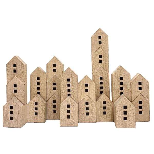 Papoose Toys City Scape bloque 22pc