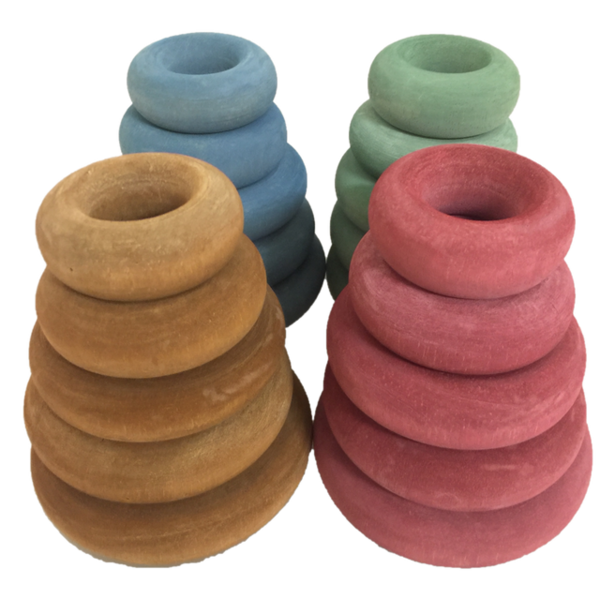 Papoose Toys Earth Donuts 20pc