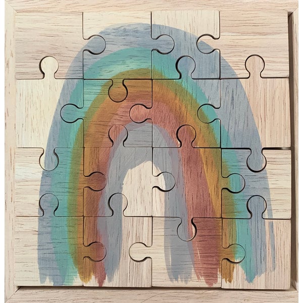 Papoose Toys Earth Rainbow Puzzle 16pc
