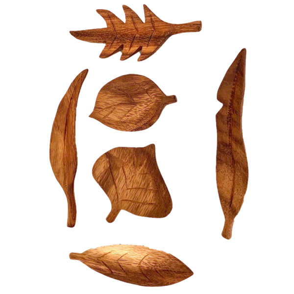 Papoose Toys Forest Feuilles 6pc