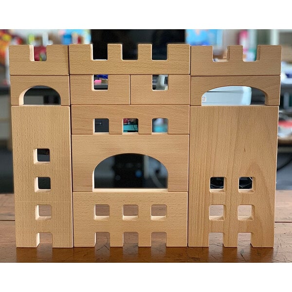 Papoose Toys Fortress Building Set 12pc