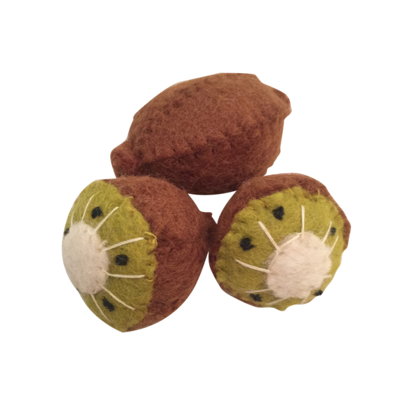 Papoose Toys Fruit Kiwi 3pc