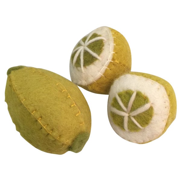Papoose Toys Fruit citron 3pc