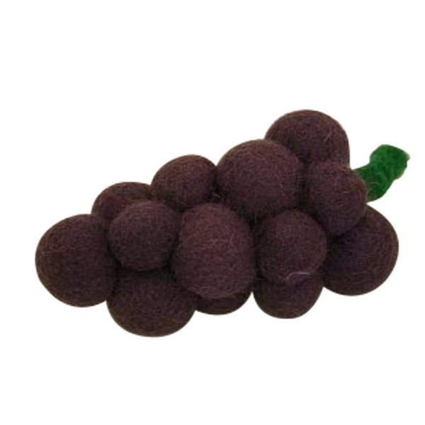 Papoose Toys Fruit Red Grapes Bunch