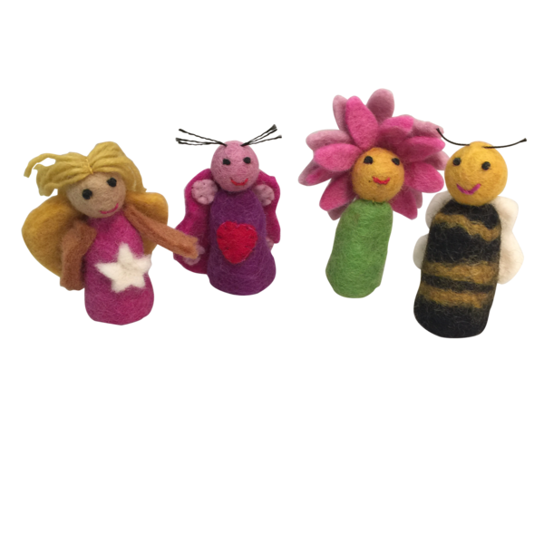 Papoose Toys Garden Dinger Puppets 4