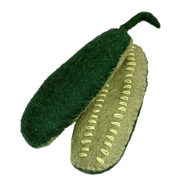 Papoose Toys Half Cucumber tranches 4pc