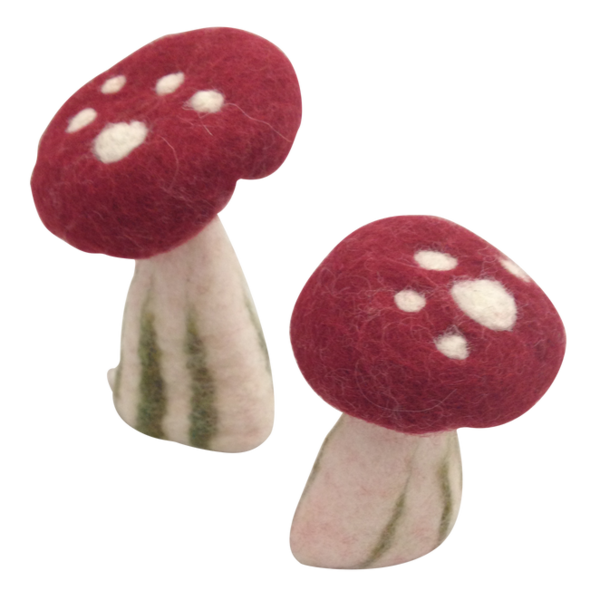Papoose Toys Hollow Champignons Small 6PC