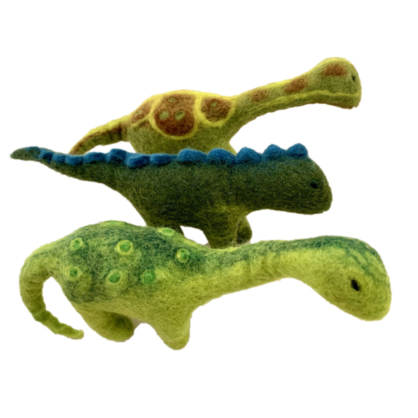 Papoose Toys Medium Prd Dinosaurs 3pc