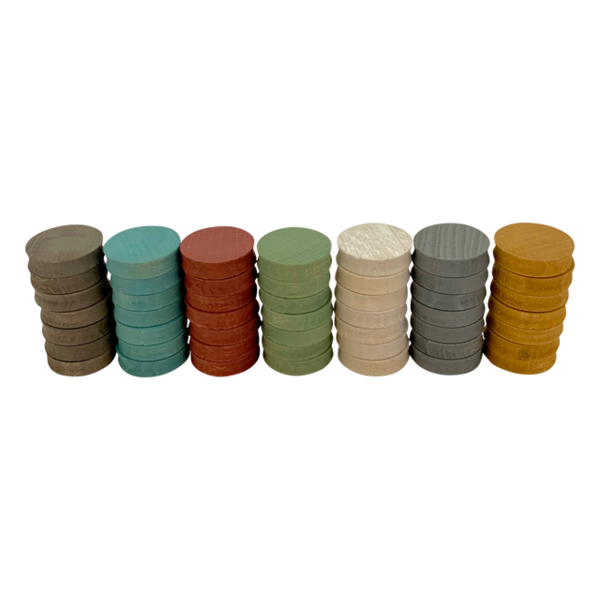 Papoose Toys Mini Earth Concave 4cm 49pc