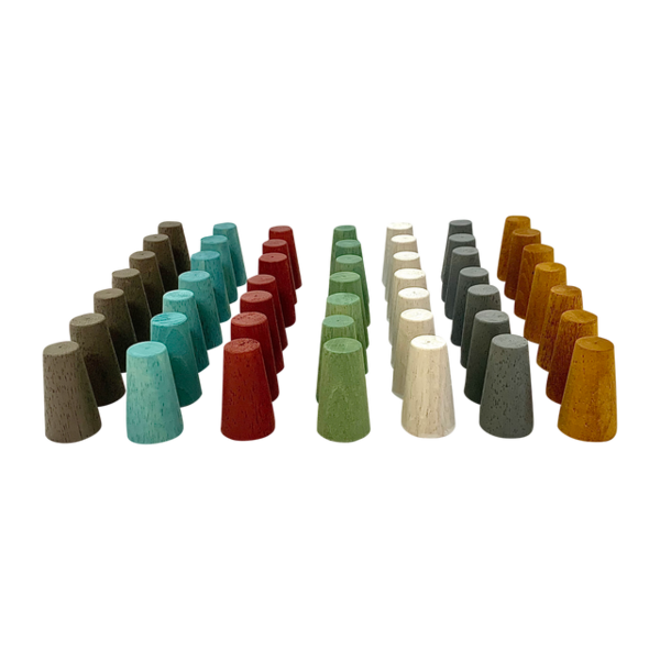 Papoose Toys mini cônes de Terre 49pc