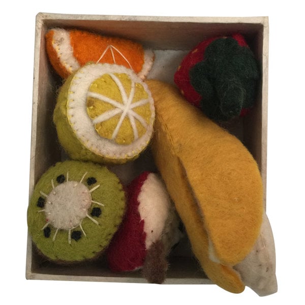 Papoose Toys mini ensemble de fruits en boîte