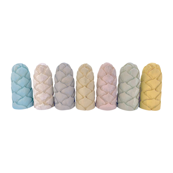 Papoose Toys Mini Pasttel Flower Buds LR 7pc