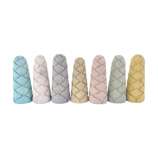 Papoose Toys Mini Pasttel Flower Buds S 7pc