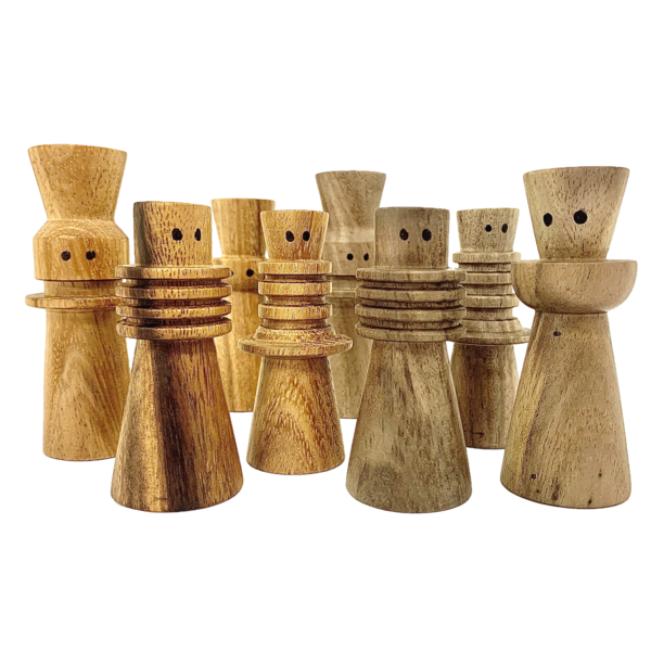 Papoose Toys Mini WW Familles indigènes 8pc