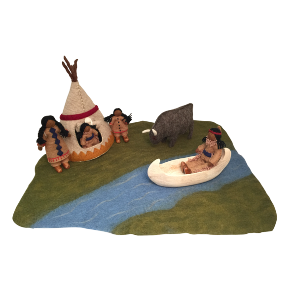 Papoose Toys American Village 9pc