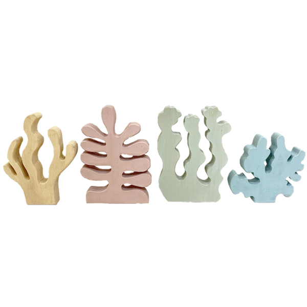 Papoose Toys Pastel Wood Grasses 4pc