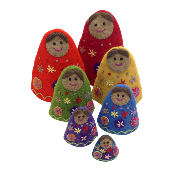 Papoose Toys Rainbow Babushkas 7