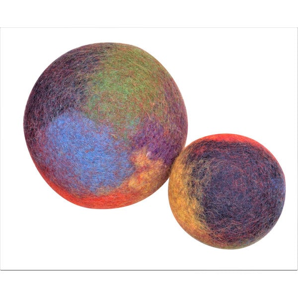 Papoose Toys Rainbow Balls marbré 2pc