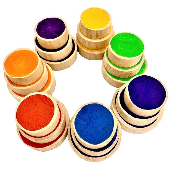 Papoose Toys Rainbow Coins 21pc