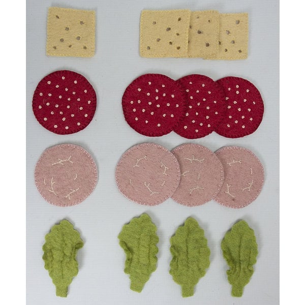 Papoose Toys Sandwich Toppings 16pc