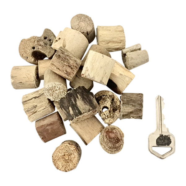 Jouets papoose courte rond en bois flotté 20pc