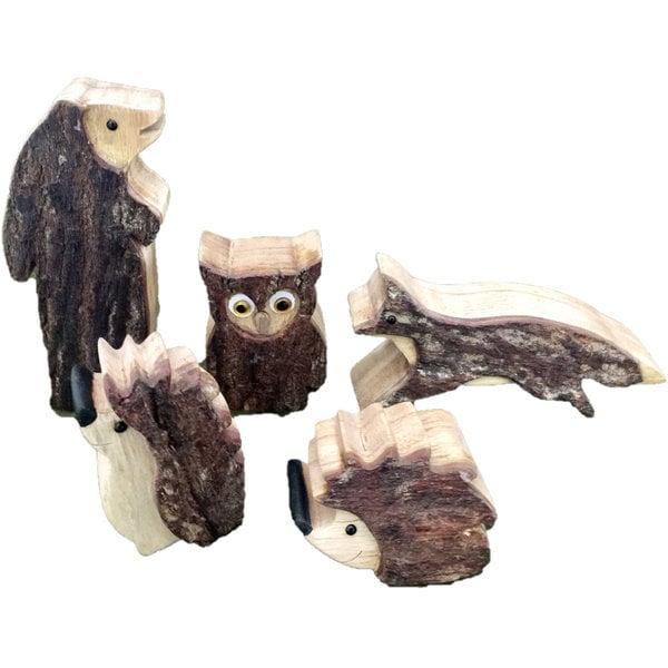 Jouets papoose petits animaux boisés 5