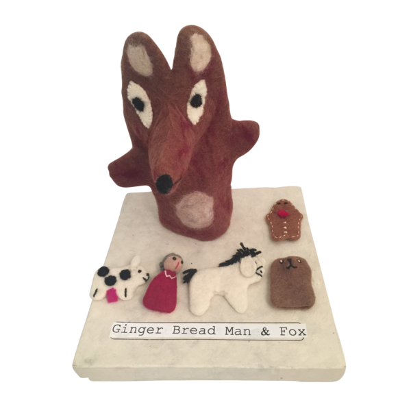 Papoose Toys StoryPupet GingerbreadManfox