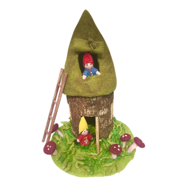 Ensemble de maison de fée d'été de jouets papoose