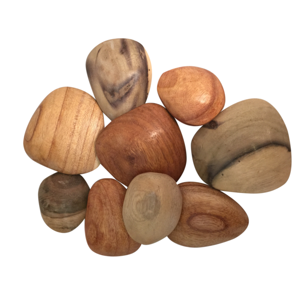 Papoose Toys Wood Pebbles 9pc