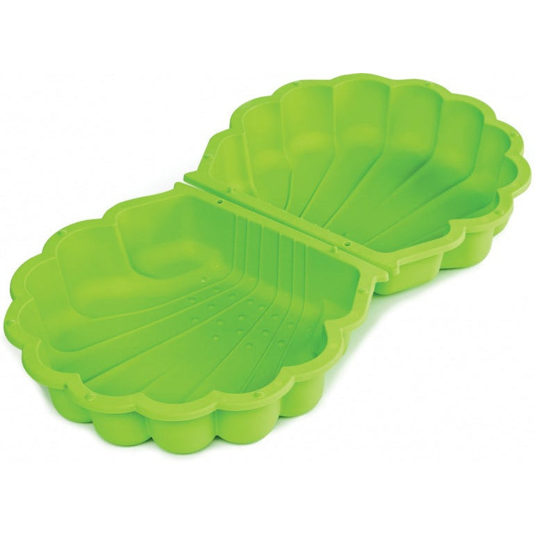 Sandbox avec coque de couvercle 87 x 78 x 18 cm vert