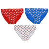 Paul Frank Underwear junior rouge bleu blanc 3 pièces taille 6 8 ans