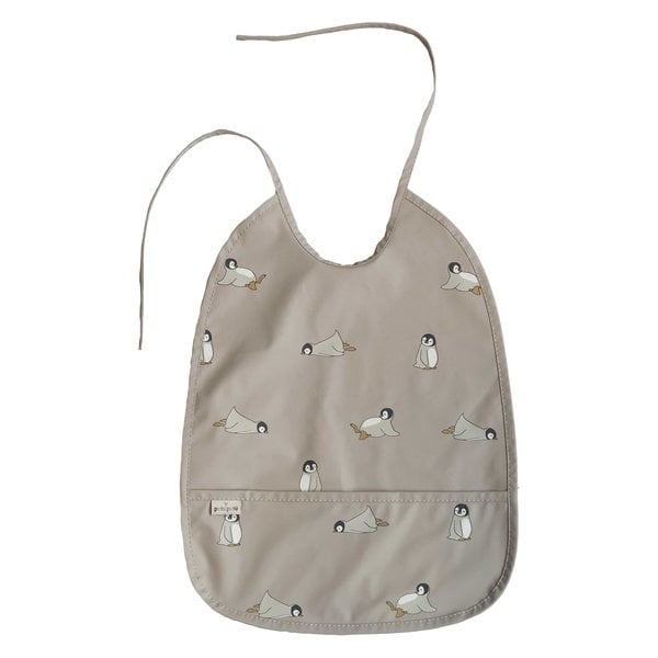 Petú Petú Cena Slabbetje avec sac de bouteille Pinguin