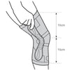 Pflexx Bandage du genou Compression Unisexe Bleu par ensemble de taille xs