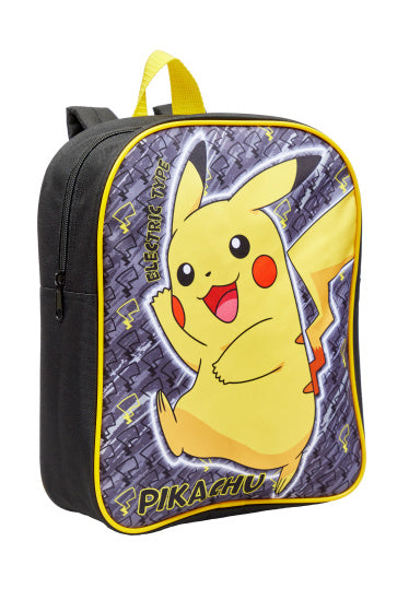 Pokémon Pikachu Children's Backpack Boys 31 x 25 cm 5L Black Jaune