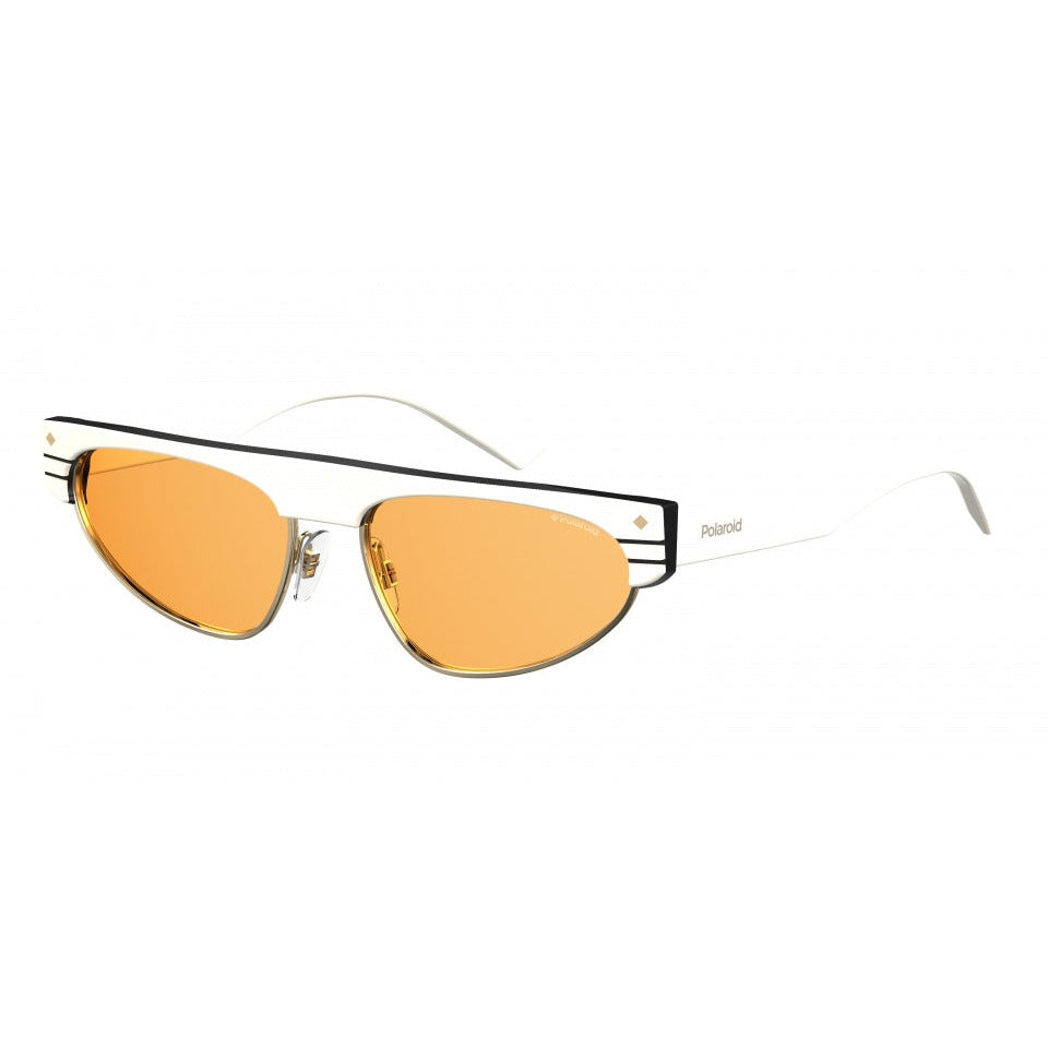 Lunettes de soleil Polaroid 6088 0xr hey dames ivoire avec lentille en cuivre