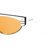 Lunettes de soleil Polaroid 6088 0xr hey dames ivoire avec lentille en cuivre