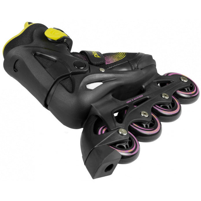 patins à roues alignées Joker hardboot 82A noir jaune taille 37-40